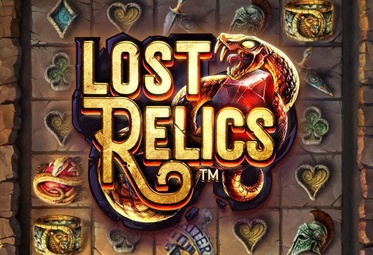Lost Relics - NetEnt slot at Bic Casino Casino